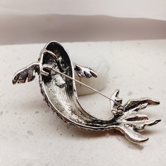 Sparkling 3-D Koi Fish Pendant Necklace NWT - Picture 11 of 12